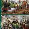 Jumbo 500 Pieces*Falcon De Luxe - Mail By Rail 2 X 500 Piece Jigsaw Puzzle