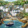 Jumbo 1000 Pieces*Falcon De Luxe - Portloe - 1000 Piece Jigsaw Puzzle
