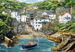Jumbo 1000 Pieces*Falcon De Luxe - Portloe - 1000 Piece Jigsaw Puzzle