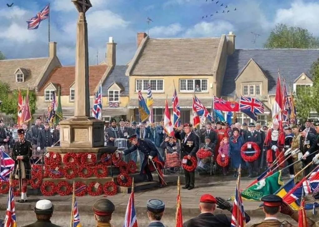 Jumbo 1000 Pieces*Falcon De Luxe - Remembrance Sunday - 1000 Piece Jigsaw Puzzle