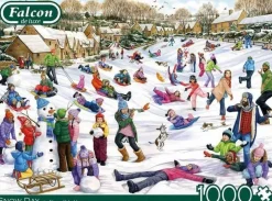 Jumbo 1000 Pieces*Falcon De Luxe - Snow Day - 1000 Piece Jigsaw Puzzle