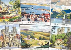 Jumbo 1000 Pieces*Falcon De Luxe - The Beautiful North - 1000 Piece Jigsaw Puzzle