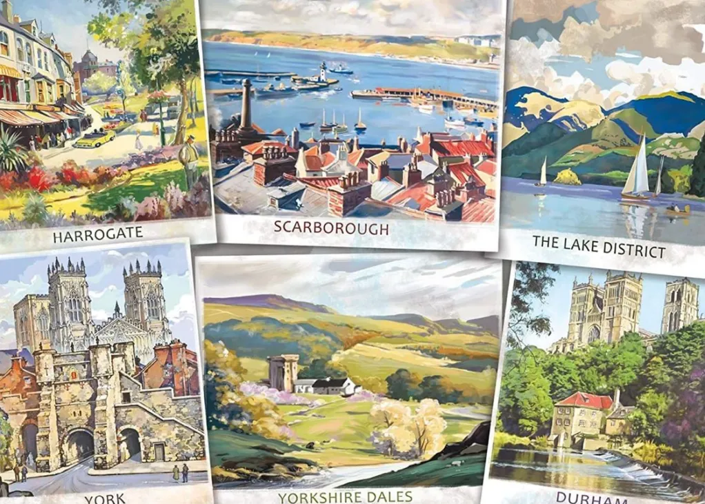 Jumbo 1000 Pieces*Falcon De Luxe - The Beautiful North - 1000 Piece Jigsaw Puzzle