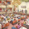 Jumbo 1000 Pieces*Falcon De Luxe - The Bingo Hall - 1000 Piece Jigsaw Puzzle