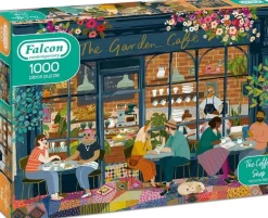 Jumbo 1000 Pieces*Falcon De Luxe - The Coffee Shop - 1000 Piece Jigsaw Puzzle