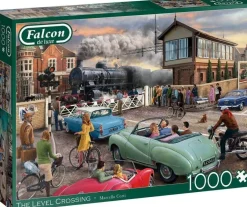 Jumbo 1000 Pieces*Falcon De Luxe - The Level Crossing - 1000 Piece Jigsaw Puzzle