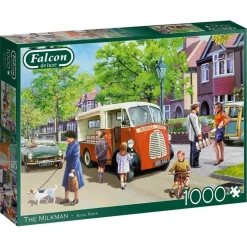 Jumbo 1000 Pieces*Falcon De Luxe - The Milkman - 1000 Piece Jigsaw Puzzle