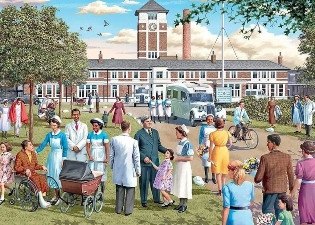 Jumbo 1000 Pieces*Falcon De Luxe - The National Health Service - 1000 Piece Jigsaw Puzzle