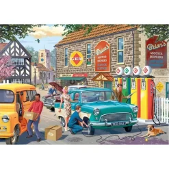Jumbo 1000 Pieces*Falcon De Luxe - The Petrol Station - 1000 Piece Jigsaw Puzzle