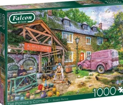 Jumbo 1000 Pieces*Falcon De Luxe - The Potters Cottage - 1000 Piece Jigsaw Puzzle