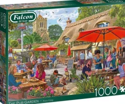Jumbo 1000 Pieces*Falcon De Luxe - The Pub Garden - 1000 Piece Jigsaw Puzzle