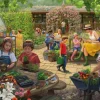 Jumbo 1000 Pieces*Falcon De Luxe - The Vegetable Garden - 1000 Piece Jigsaw Puzzle