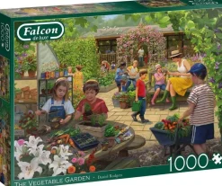 Jumbo 1000 Pieces*Falcon De Luxe - The Vegetable Garden - 1000 Piece Jigsaw Puzzle