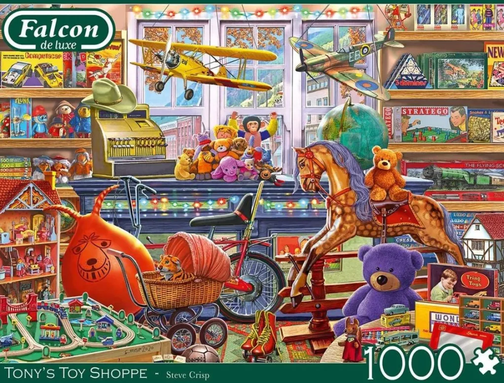 Jumbo 1000 Pieces*Falcon De Luxe - Tony'S Toy Shoppe - 1000 Piece Jigsaw Puzzle