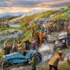 Jumbo 1000 Pieces*Falcon De Luxe - Vintage Car Rally - 1000 Piece Jigsaw Puzzle