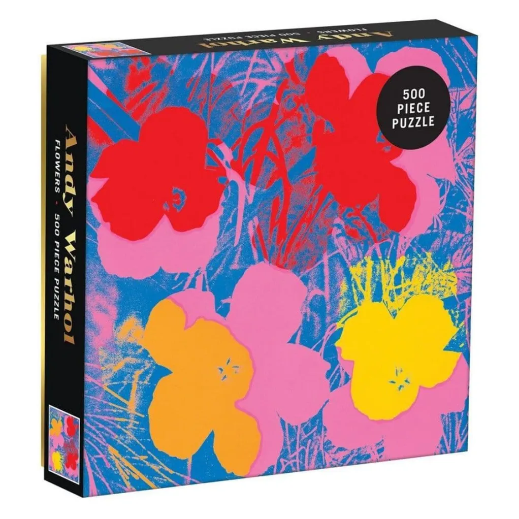 Galison 500 Pieces* - Andy Warhol Flowers - 500 Piece Jigsaw Puzzle