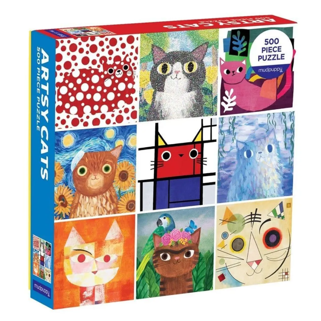 Galison 500 Pieces* - Artsy Cats - 500 Piece Jigsaw Puzzle