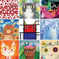Galison 500 Pieces* - Artsy Cats - 500 Piece Jigsaw Puzzle