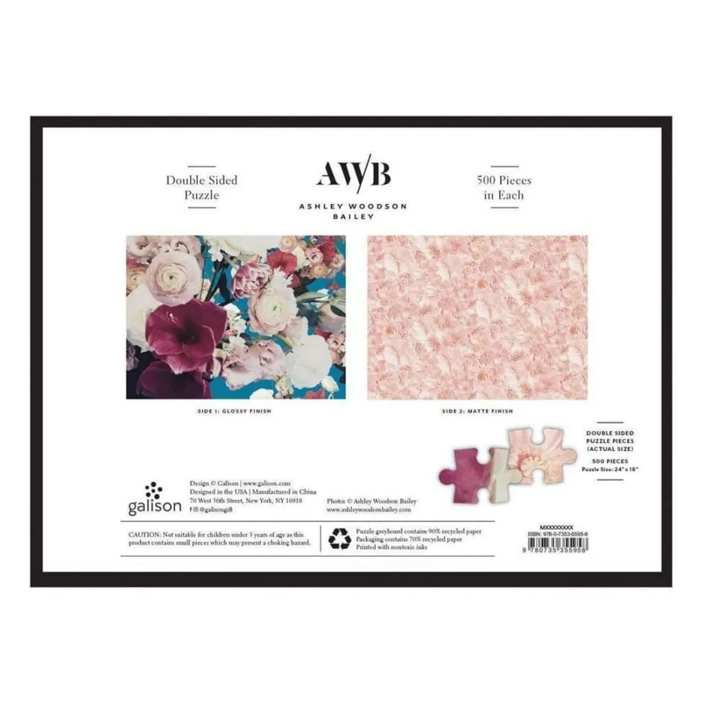 Galison 500 Pieces* - Ashley Woodson Bailey 2-Sided - 500 Piece