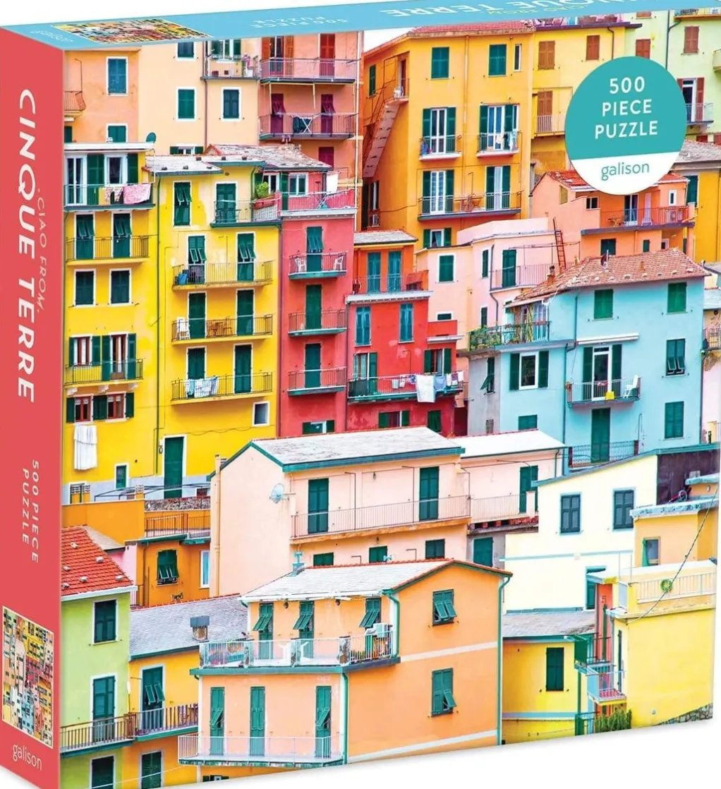 Galison 500 Pieces* - Ciao From Cinque Terre - 500 Piece Jigsaw Puzzle