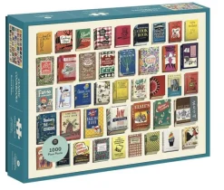 Galison 500 Pieces* - Classic Cookbooks - 1000 Piece Jigsaw Puzzle