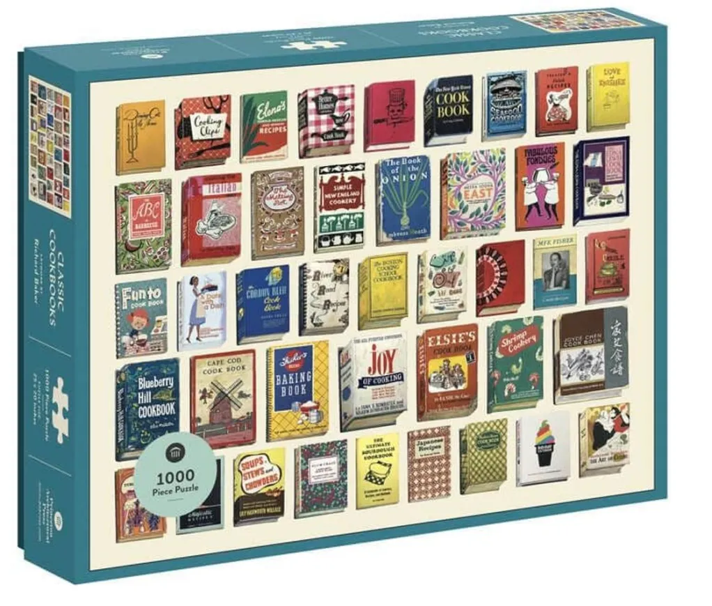 Galison 500 Pieces* - Classic Cookbooks - 1000 Piece Jigsaw Puzzle