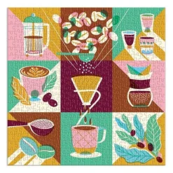 Galison 500 Pieces* - Coffeeology - 500 Piece Jigsaw Puzzle