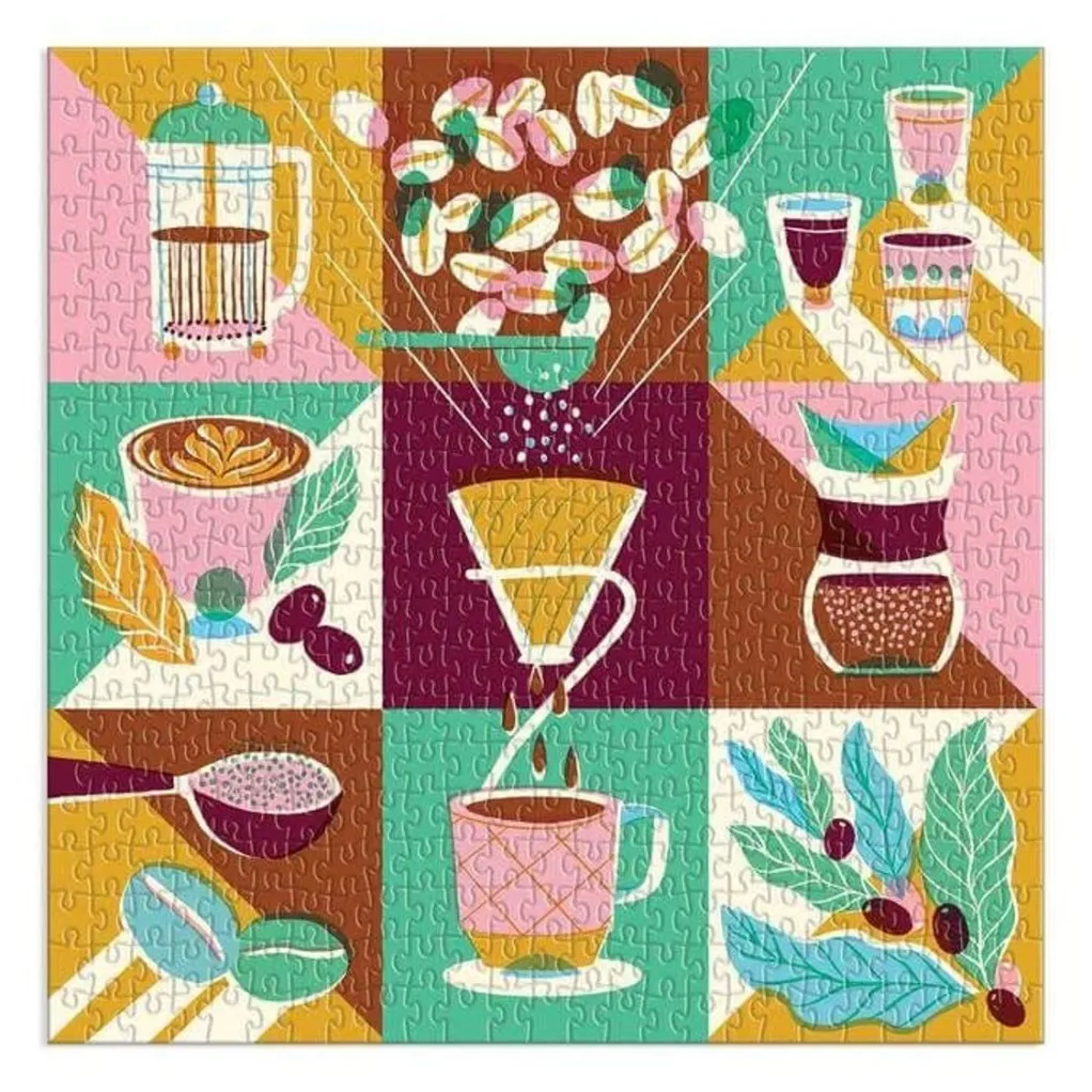 Galison 500 Pieces* - Coffeeology - 500 Piece Jigsaw Puzzle