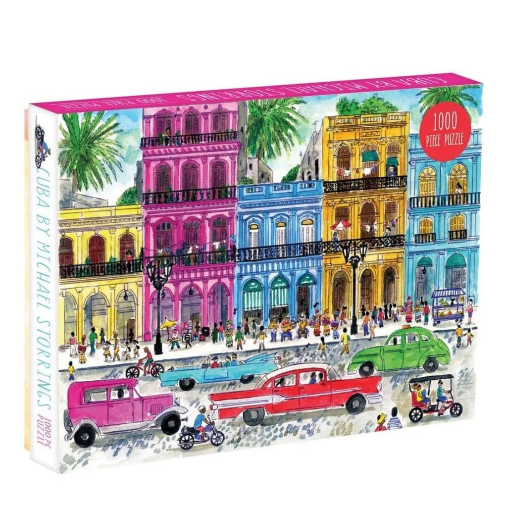 Galison 1000 Pieces* - Cuba - Michael Storrings - 1000 Piece Jigsaw Puzzle