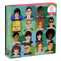 Galison 1000 Pieces* - History Of Hairdos - 1000 Piece Jigsaw Puzzle