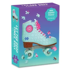 Galison 1000 Pieces* - Let The Good Times Roll Roller Skate 100 Piece Mini Shaped Puzzle