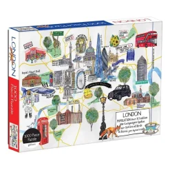 Galison 1000 Pieces* - London Hennie Haworth - 1000 Piece Jigsaw Puzzle