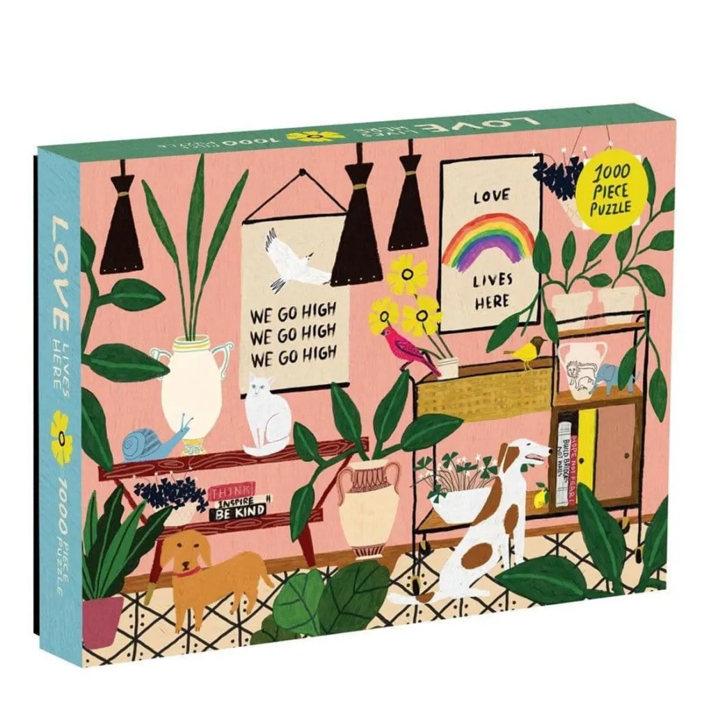 Galison 1000 Pieces* - Love Lives Here - 1000 Piece Jigsaw Puzzle