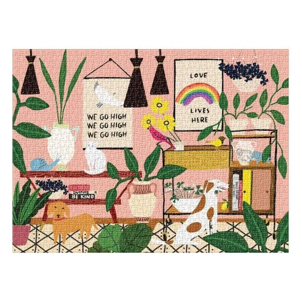 Galison 1000 Pieces* - Love Lives Here - 1000 Piece Jigsaw Puzzle