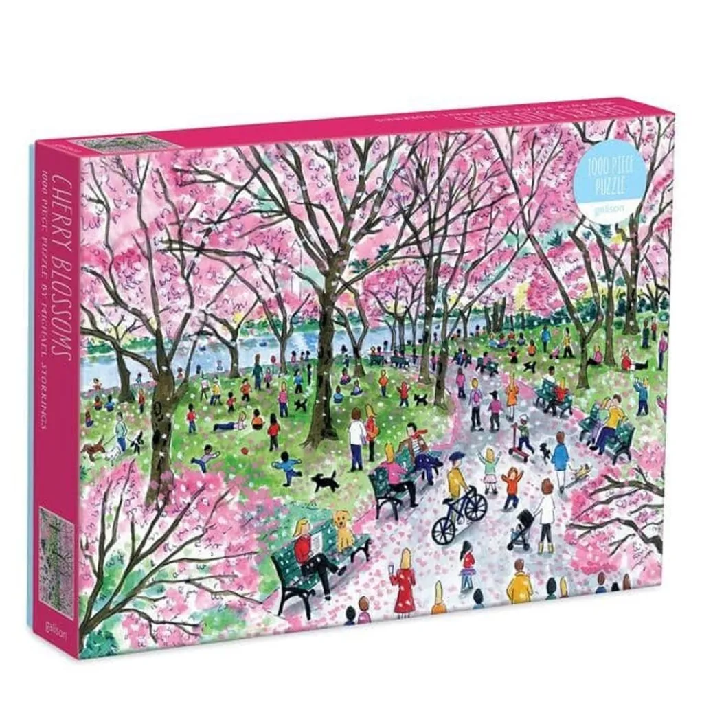 Galison 1000 Pieces* - Michael Storrings - Cherry Blossoms - 1000 Piece Jigsaw Puzzle
