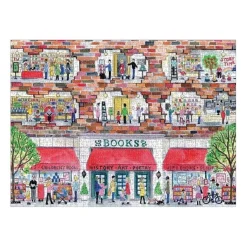 Galison 500 Pieces* - Michael Storrings - A Day At The Bookstore - 1000 Piece Jigsaw Puzzle