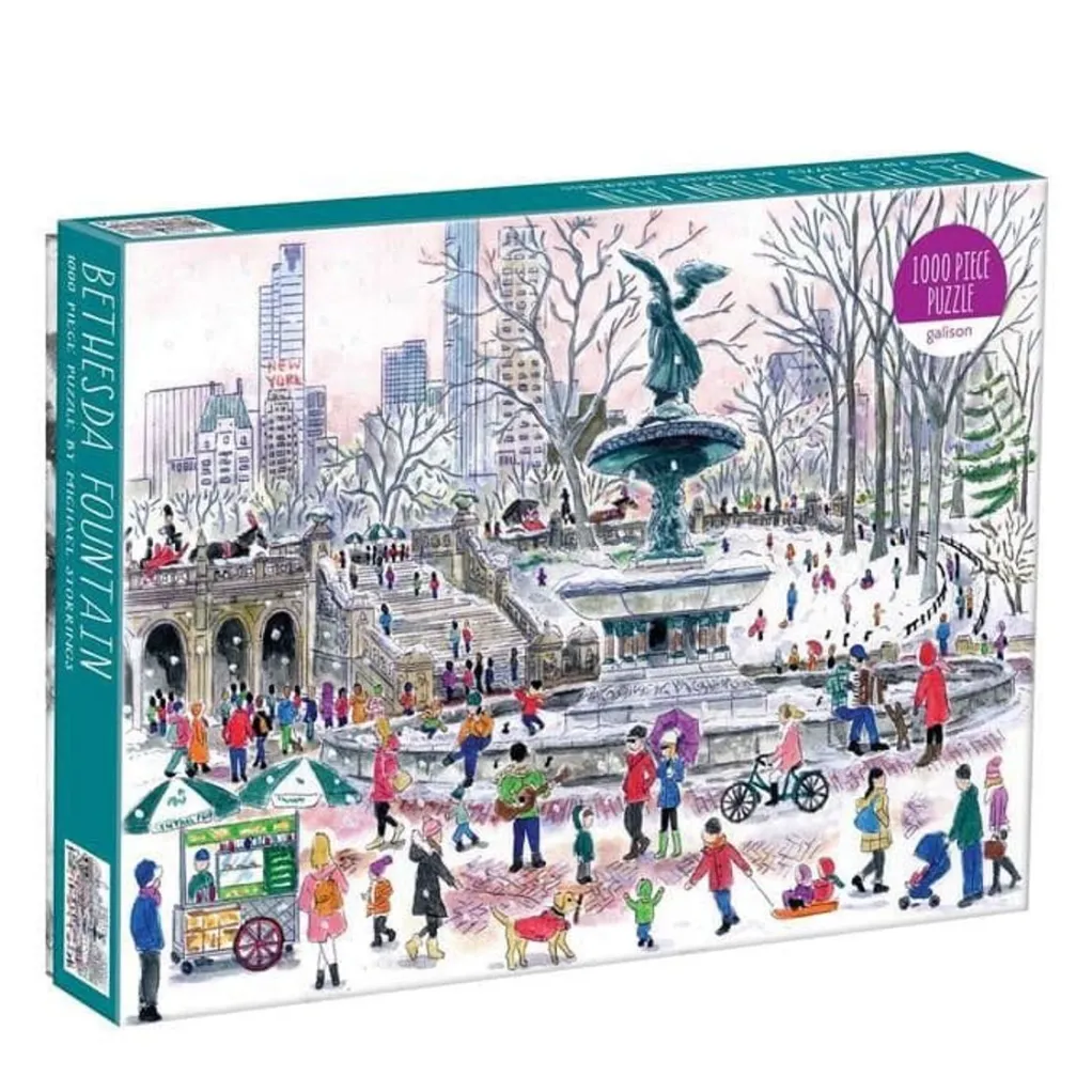 Galison 1000 Pieces* - Michael Storrings - Bethesda Fountain - 1000 Piece Jigsaw Puzzle