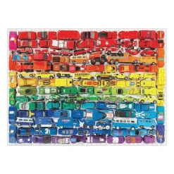 Galison 1000 Pieces* - Rainbow Toy Cars - 1000 Piece Jigsaw Puzzle