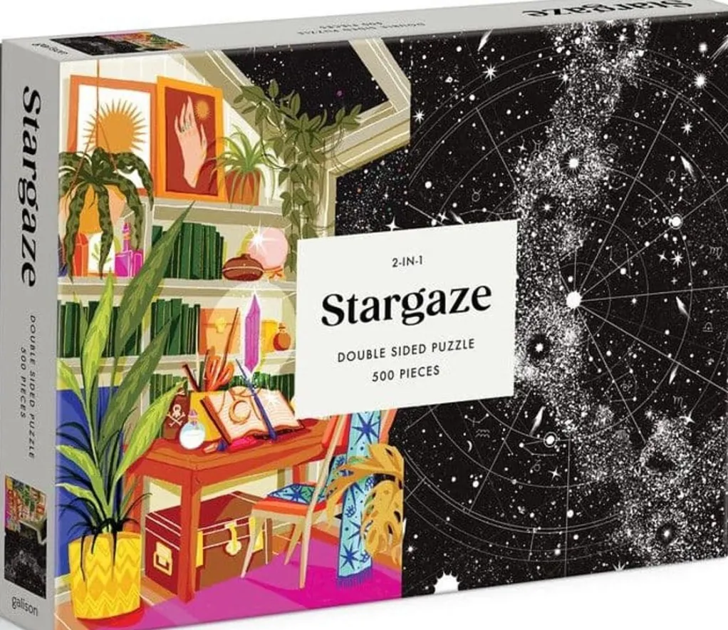 Galison 1000 Pieces* - Stargaze - 500 Piece - Double Sided Puzzle