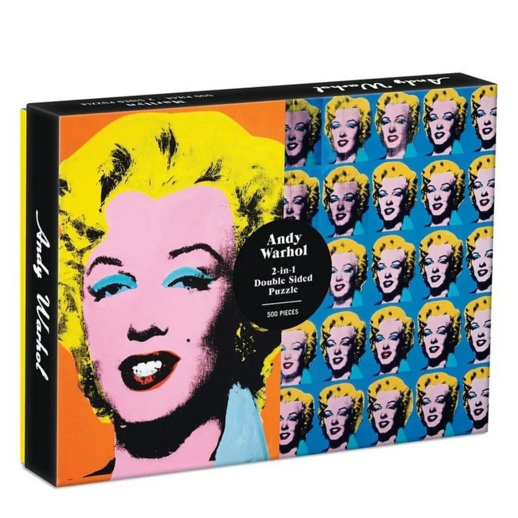 Galison 500 Pieces* - Warhol Marilyn - 500 Piece Double Sided Puzzle