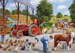 Gibsons 500 Pieces* - A Busy Farmyard 500 Piece