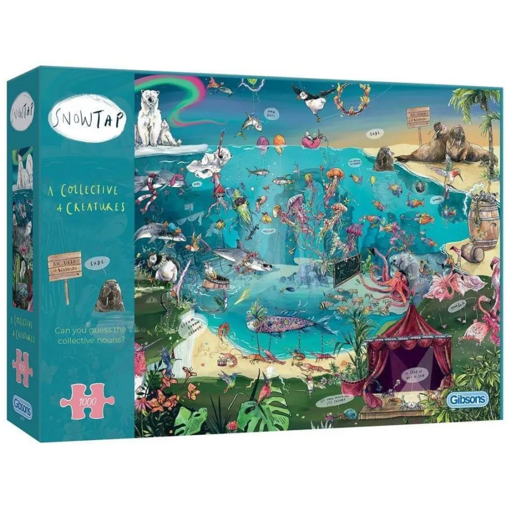 Gibsons 1000 Pieces* - A Collective Of Creatures - 1000 Piece Jigsaw Puzzle