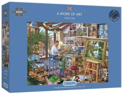 Gibsons 636 Pieces* - A Work Of Art - 2000 Piece Jigsaw Puzzle