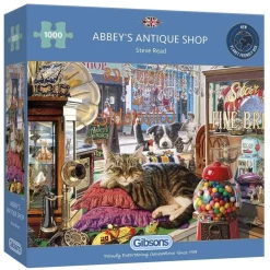 Gibsons 1000 Pieces* - Abbey'S Antique Shop - 1000 Piece Jigsaw Puzzle