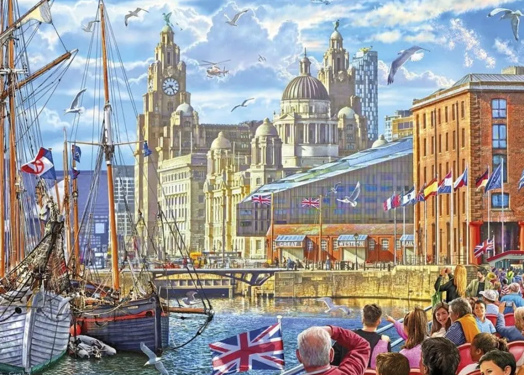 Gibsons 1000 Pieces* - Albert Dock Liverpool - 1000 Piece Jigsaw Puzzle