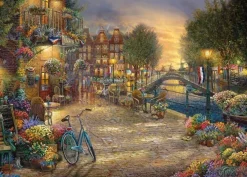 Gibsons 1000 Pieces* - Amsterdam Cafe - 1000 Piece Jigsaw Puzzle