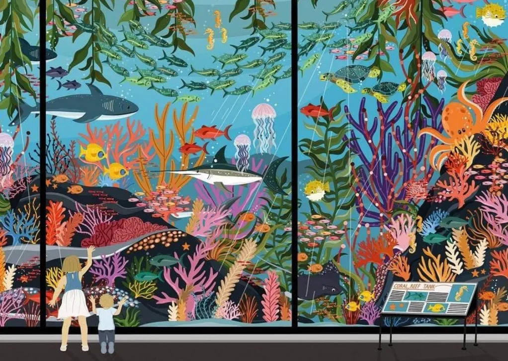 Gibsons 1000 Pieces* - Aquarium - 1000 Piece Jigsaw Puzzle