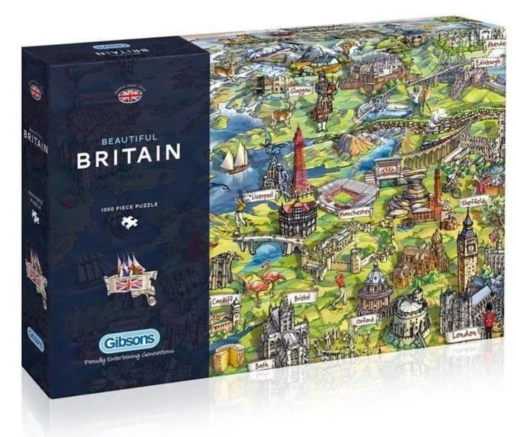 Gibsons 1000 Pieces* - Beautiful Britain - 1000 Piece Jigsaw Puzzle
