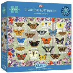 Gibsons 1000 Pieces* - Beautiful Butterflies - 1000 Piece Jigsaw Puzzle