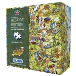 Gibsons 500 Pieces* - Best Of British - 500 Piece Jigsaw Puzzle